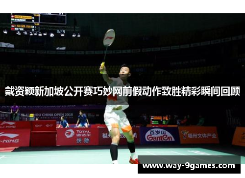 戴资颖新加坡公开赛巧妙网前假动作致胜精彩瞬间回顾